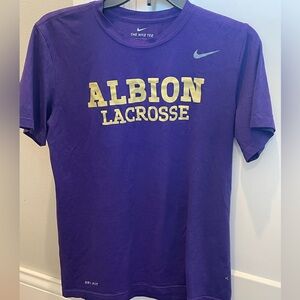 nike dri fit shirt albion lacrosse